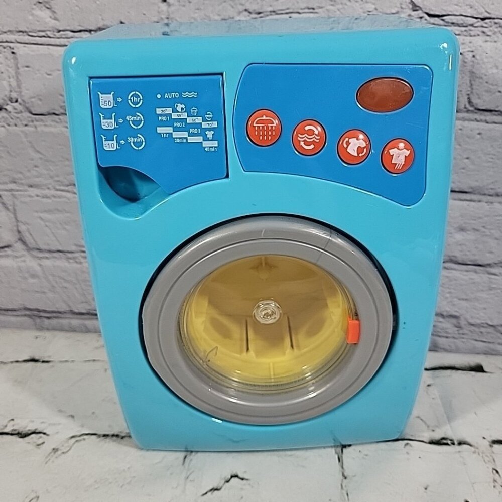 Toys R Us Just Like Home Toy Washing Machine‎ With Sounds Motion And Light Works